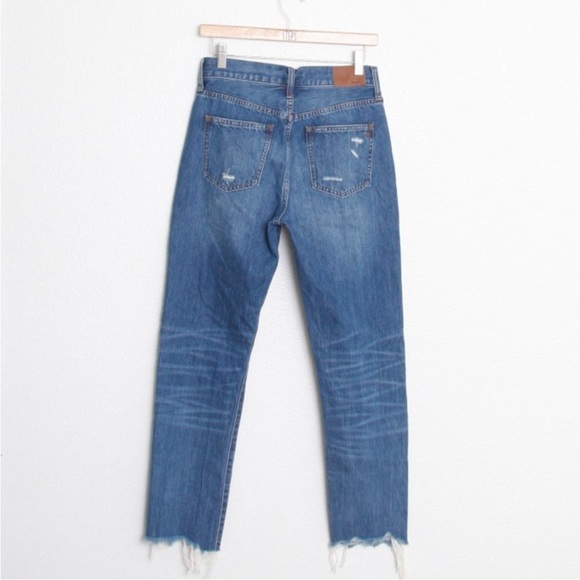 Madewell Perfect Summer Jean Distressed Chewed Hem Size 25 - Picture 6 of 6